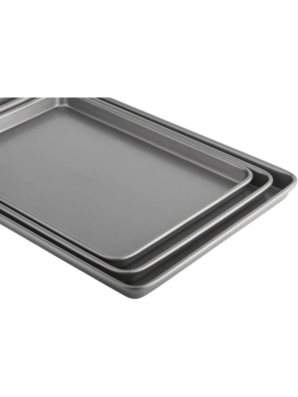 Nonstick Baking Sheet Set - 3 Pack (Small, Medium, Large) Carbon Steel Bakeware